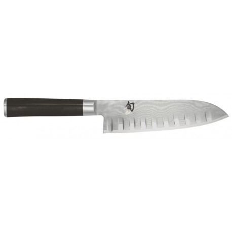 Couteau Santoku lame alvéolée Shun Classic 18 cm, Kai