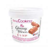 Mix glaçage miroir or rose, ScrapCooking