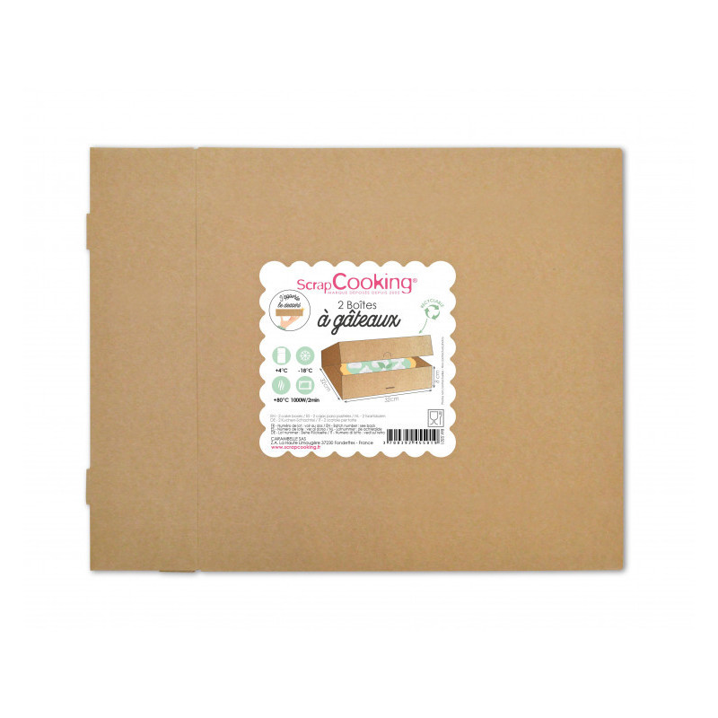 Scrapcooking - 2 Boîtes à gâteaux, ScrapCooking - ScrapCooking