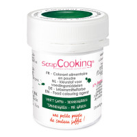 Colorant artificiel en poudre Vert sapin, ScrapCooking