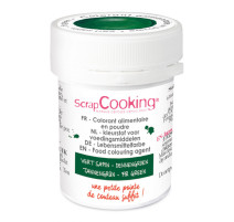 Colorant artificiel en poudre Vert sapin, ScrapCooking