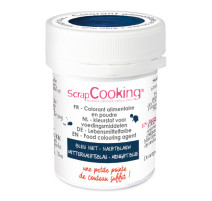 Colorant artificiel en poudre Bleu Nuit, ScrapCooking