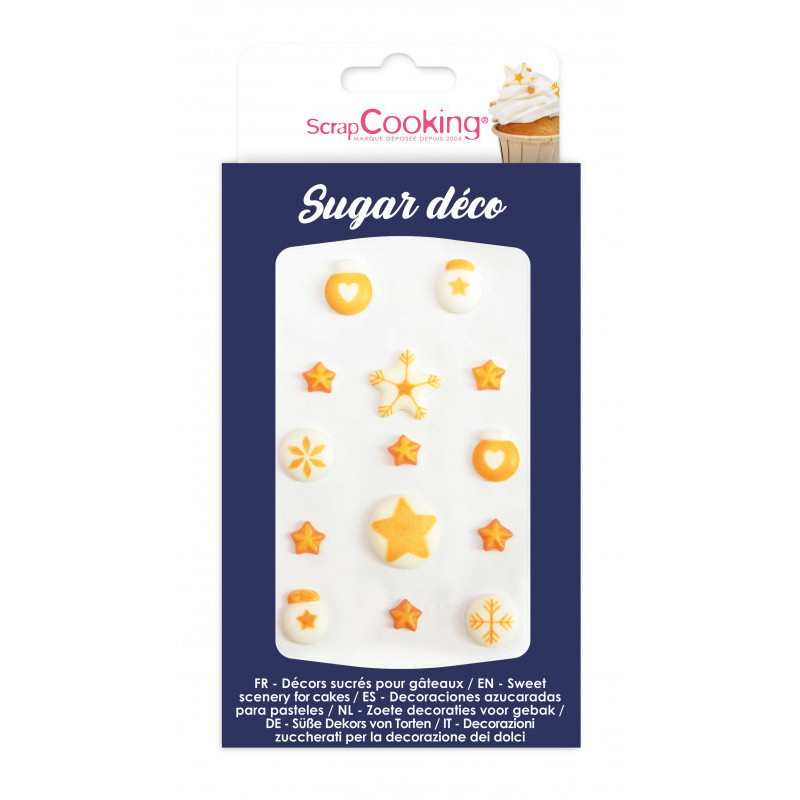 Scrapcooking - Décosucres Déco Dorée, ScrapCooking - ScrapCooking