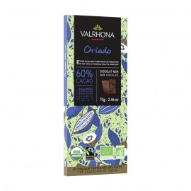 Tablette chocolat noir bio Oriado 60%, Valrhona