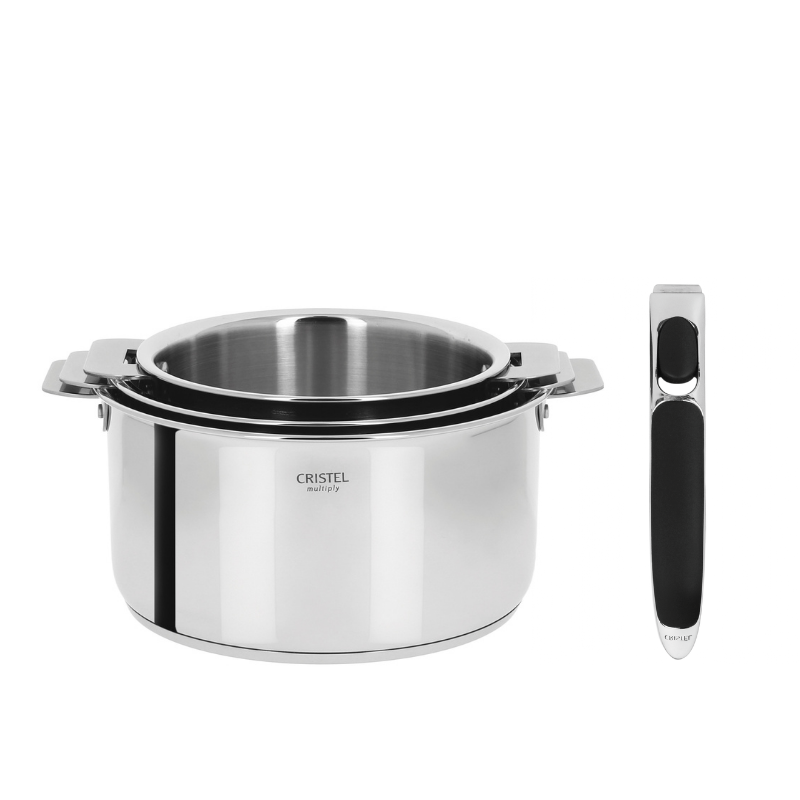 Set 3 casseroles en inox ALCHIMY - Casserole inox