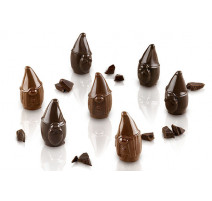 Moule chocolat 3D Mr & Mrs Brown, Silikomart