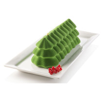 Moule 3D Bûche Sapin, Silikomart