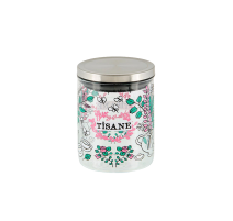 Bocal à tisane de mon jardin, Derrière la porte