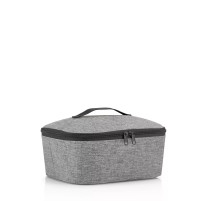 Coolerbag M Pocket Twist Silver, Reisenthel