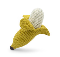 Hochet Naturel Banane en Crochet, Myum