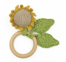 Hochet Été pour bébé en coton bio, Myum