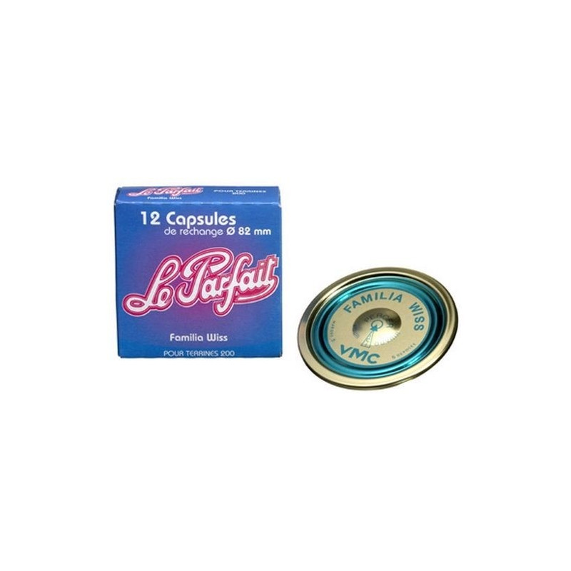 Le Parfait - Capsule 8,2cm pour terrine x 12, Le Parfait - Le Parfait