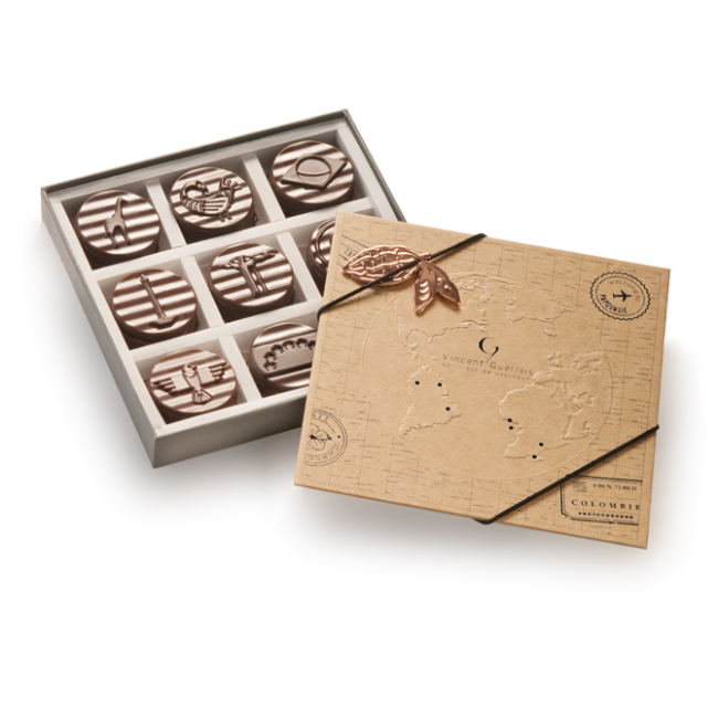 Coffret Tour du monde cacao, Vincent Guerlais
