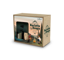Coffret 2 raclettes à la bougie Lumi Sapin vert, Cookut