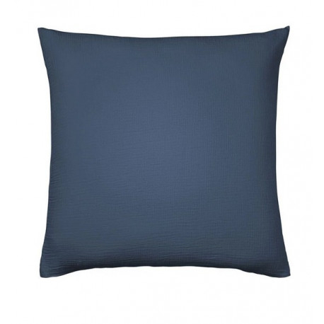 taie d'oreiller tendresse bleu chine, essix 65 x 65 cm - essix