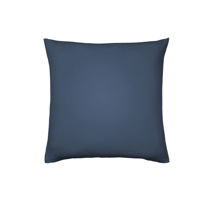 taie d'oreiller tendresse bleu chine, essix 65 x 65 cm - essix