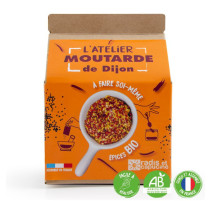 L'atelier moutarde de Dijon aux épices bio, Radis et capucine