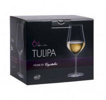 Coffret 6 verres à vin 35 cl Tulipa, Bastide Diffusion