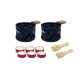 Coffret 2 raclettes à la bougie Lumi Montagne Noire, Cookut