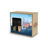 Coffret 2 raclettes à la bougie Lumi Montagne Noire, Cookut