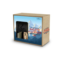 Coffret 2 raclettes à la bougie Lumi Montagne Noire, Cookut