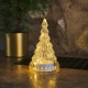 Sapin en verre transparent et led Lucy H16, Sirius