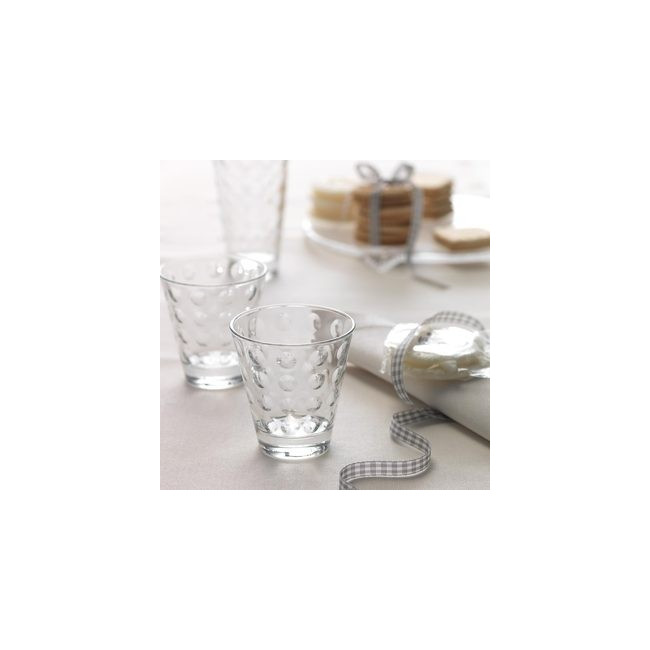 Coffret 6 Gobelets Optic, Léonardo