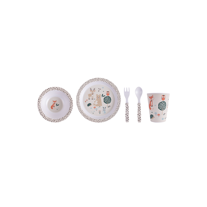 Ladelle - Coffret Repas 5 pièces, Ladelle Woodland - Ladelle