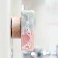Porte-savon aimanté goutte en bois , Chamarrel