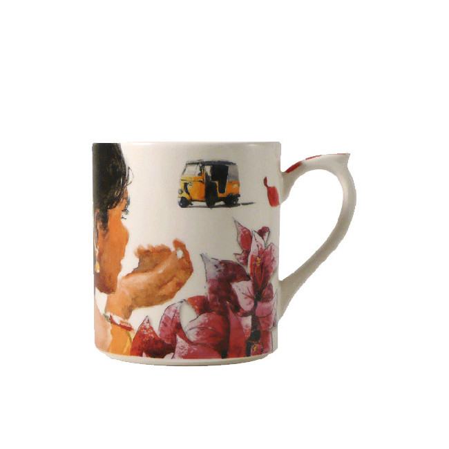 Mug Route des Indes, Faïencerie de Gien