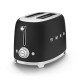 Toaster 2 tranches Années 50 Noir Mat, SMEG