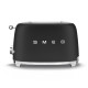 Toaster 2 tranches Années 50 Noir Mat, SMEG