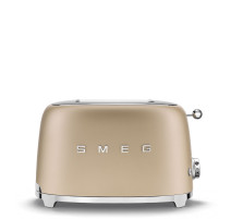 Toaster 2 tranches Années 50 Doré Mat, SMEG