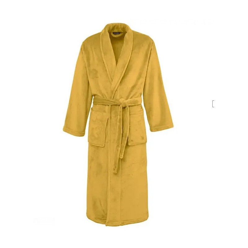 SENSEI - Peignoir polaire Komo Ocre, Sensei L - SENSEI