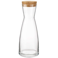 Carafe Ypsilon avec bouchon liège, Luigi Bormioli