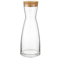 Carafe Ypsilon avec bouchon liège, Luigi Bormioli