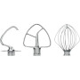Pack 3 accessoires inox 5KSM5TH3PSS pour robot Artisan, KitchenAid