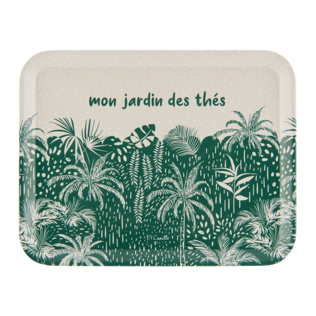 Petit plateau Jardin des thés, Derrière la porte