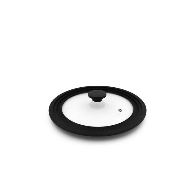 Couvercle universel en verre et silicone, Beka