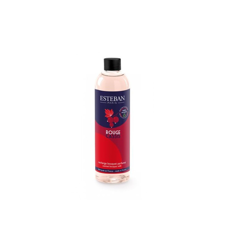 Esteban - Recharge 250 ml bouquet parfumé Rouge Cassis, Esteban - ESTEBAN