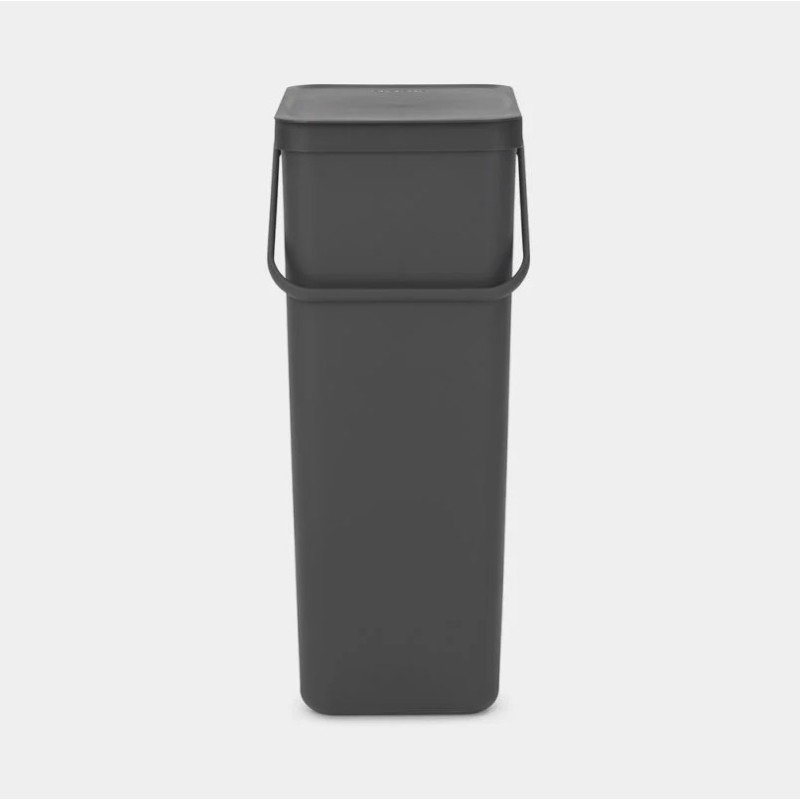 Brabantia - Poubelle Sort & Go, Brabantia 40L Grey - BRABANTIA