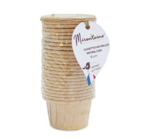 25 caissettes de cuisson en papier, Mirontaine