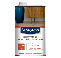 Rénovateur bois cirés et vernis pour mobilier intérieur, Starwax