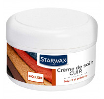 Crème de soin incolore pour cuir, Starwax