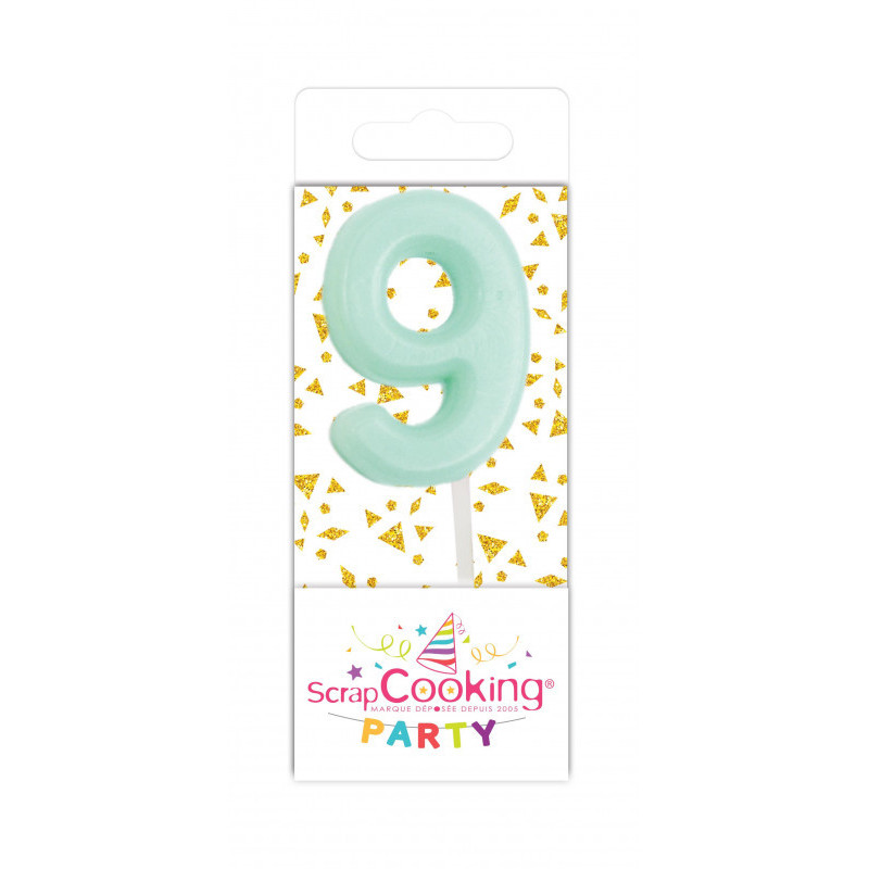 Scrapcooking - Mini Bougie Chiffre, ScrapCooking 9 - ScrapCooking