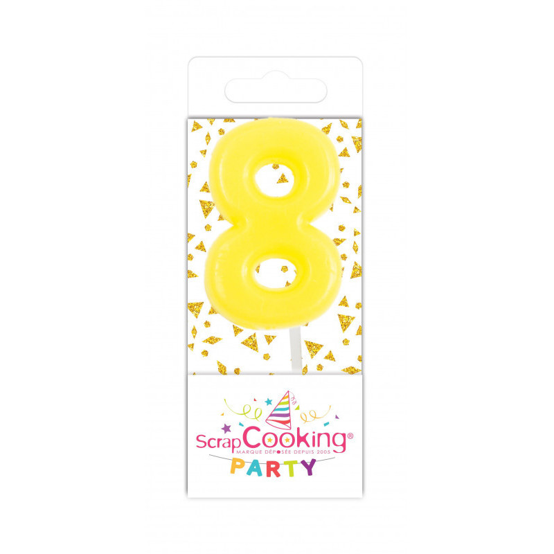 Scrapcooking - Mini Bougie Chiffre, ScrapCooking 8 - ScrapCooking