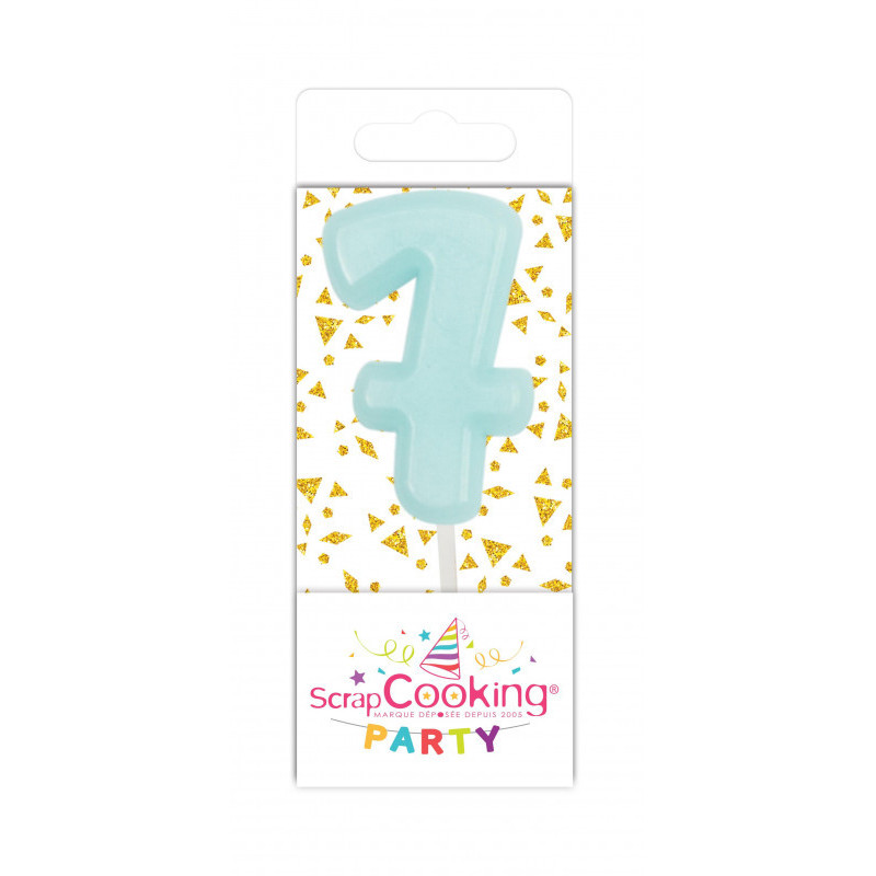 Scrapcooking - Mini Bougie Chiffre, ScrapCooking 7 - ScrapCooking