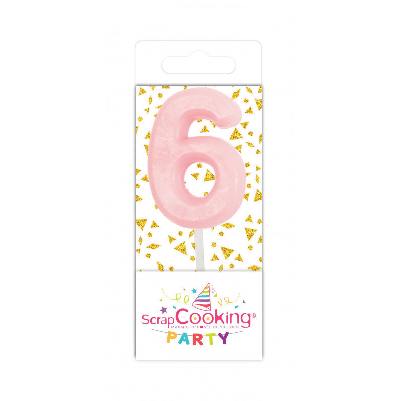 Scrapcooking - Mini Bougie Chiffre, ScrapCooking 6 - ScrapCooking
