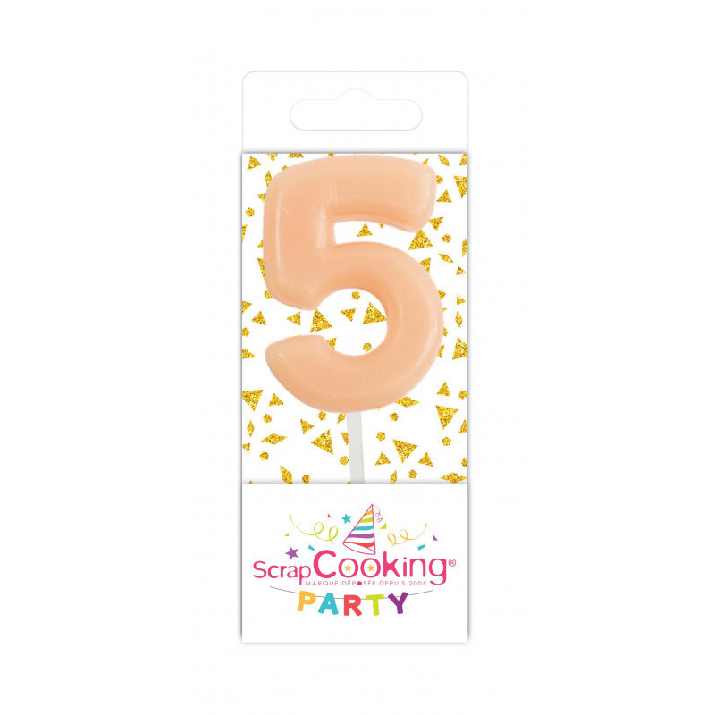 Scrapcooking - Mini Bougie Chiffre, ScrapCooking 5 - ScrapCooking