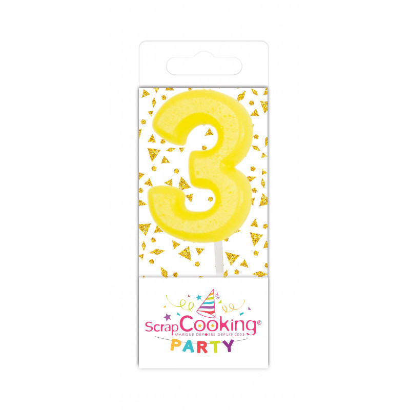 Scrapcooking - Mini Bougie Chiffre, ScrapCooking 3 - ScrapCooking